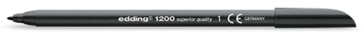 EDDING 1200 Nº1-NEGRO