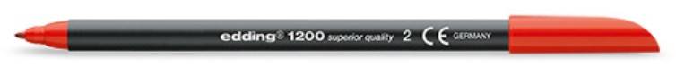 EDDING 1200 Nº2-ROJO