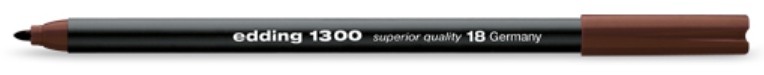EDDING 1300 Nº18 - MARRON OSCURO