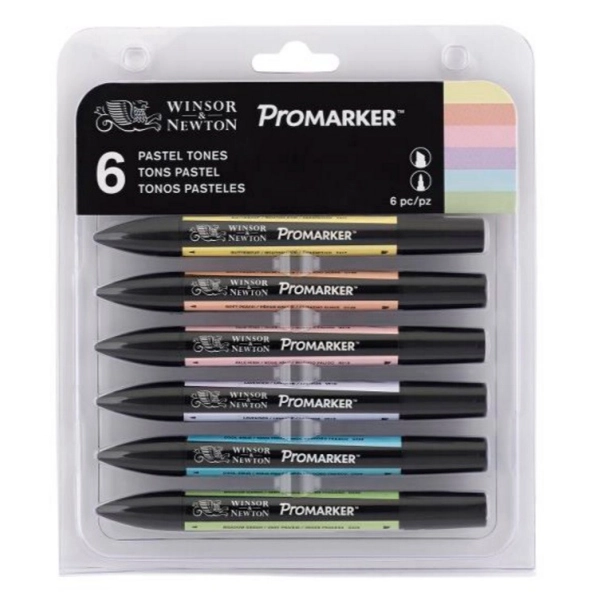 SET 6 PROMARKER TONOS PASTEL