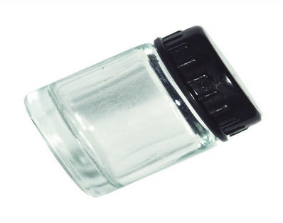 DEPÓSITO DE VIDRIO 22ml.CON TAPA