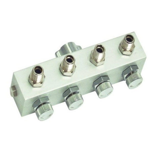 RACORD 4 SALIDAS 1/8