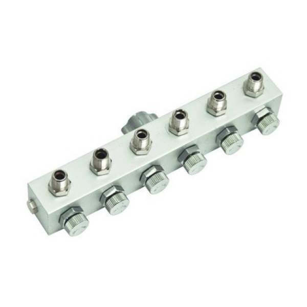 RACORD 6 SALIDAS 1/8