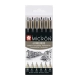 SET 6 ROTULADORES CALIBRADOS PIGMA MICRON