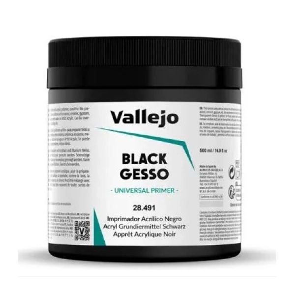 GESSO NEGRO VALLEJO 500ml