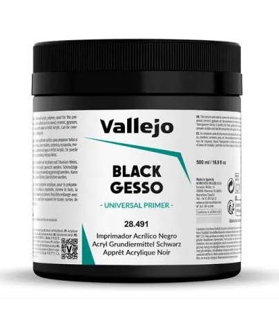 GESSO NEGRO VALLEJO 500ml