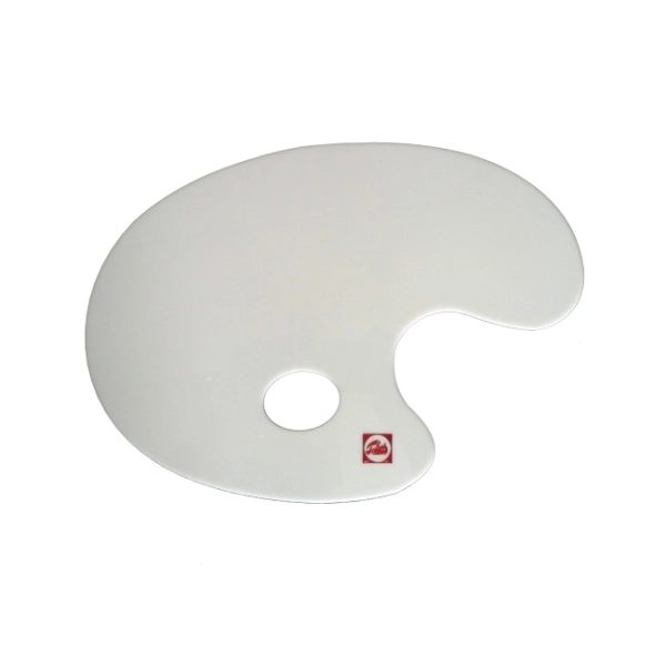 PALETA PLÁSTICO LISA OVAL. 21x30