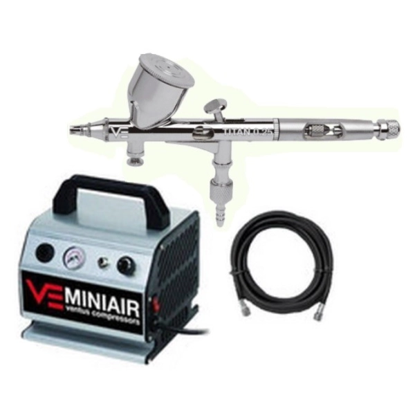 KIT AEROGRAFIA MINI-AIR+TITAN 0.25