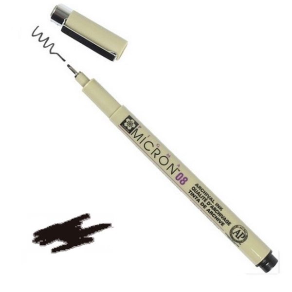 PIGMA MICRON 08-NEGRO