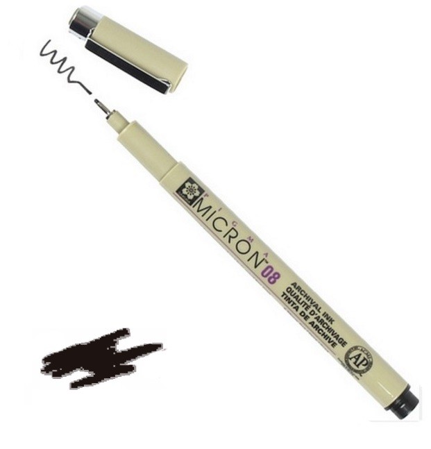 PIGMA MICRON 08-NEGRO