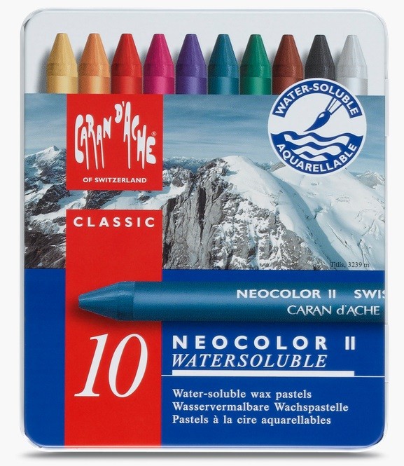 NEOCOLOR CARAN D'ACHE 10 COLORES