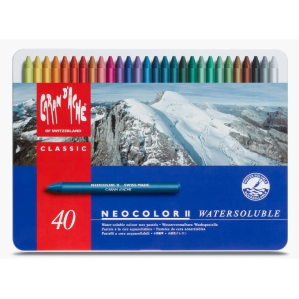 ESTUCHE 40 NEOCOLOR II CARAN D'ACHE