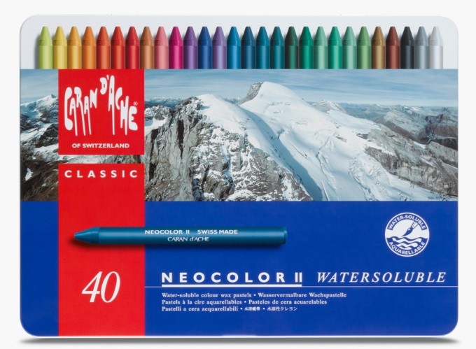 NEOCOLOR CARAN D'ACHE 40 COLORES