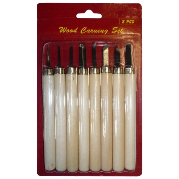 SET 8 GUBIAS PARA MADERA