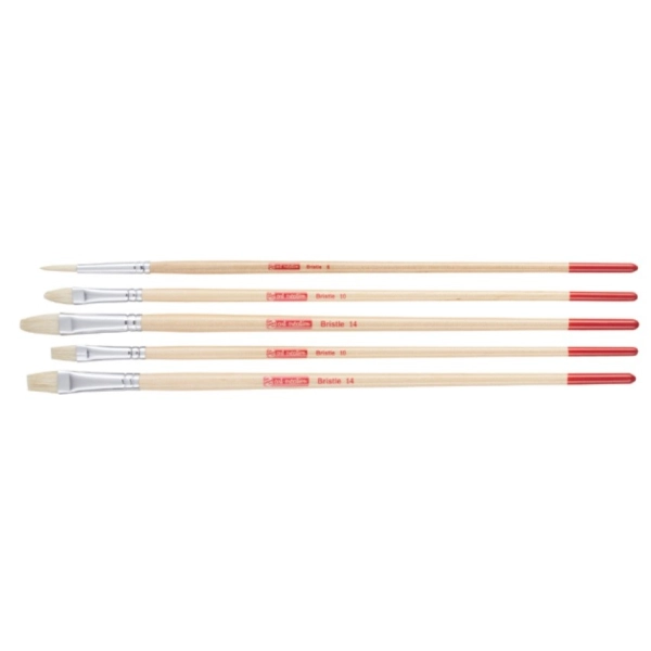 SET 5 PINCELES LARGOS CERDA