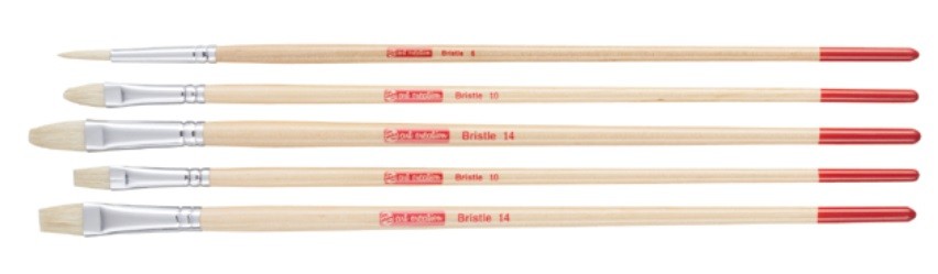 SET 5 PINCELES LARGOS CERDA