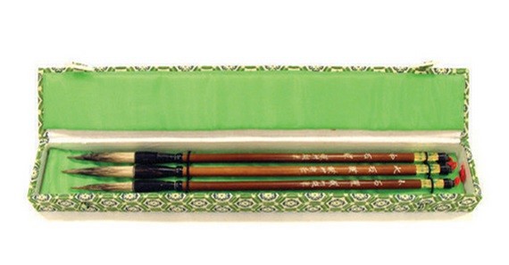 SET 3 PINCELES ORIENTALES DE TEJÓN