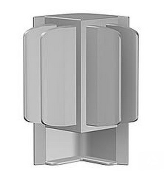 TERMINAL CONECTOR ESQUINA GRIS