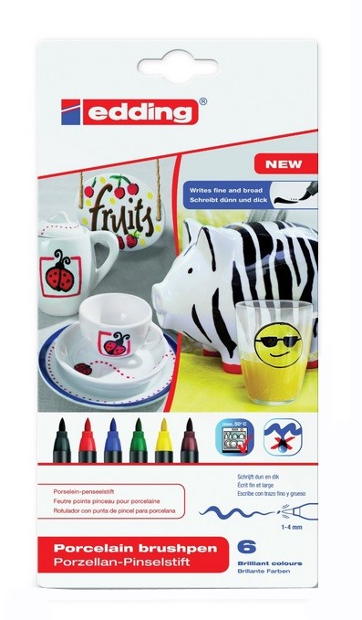 SET 6 EDDING 4200 CERAMIC BASICOS