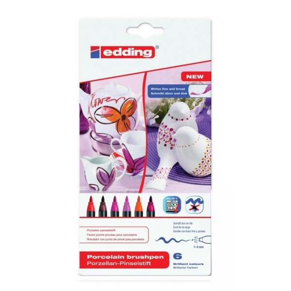 SET 6 EDDING 4200 CERAMIC FRIOS