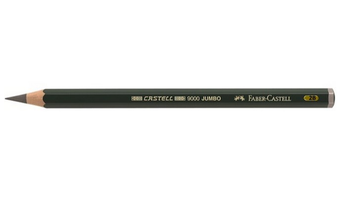 2B-LÁPIZ JUMBO FABER-CASTELL 9000