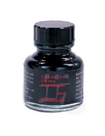 TINTA CHINA SENNELIER 30ml-NEGRO