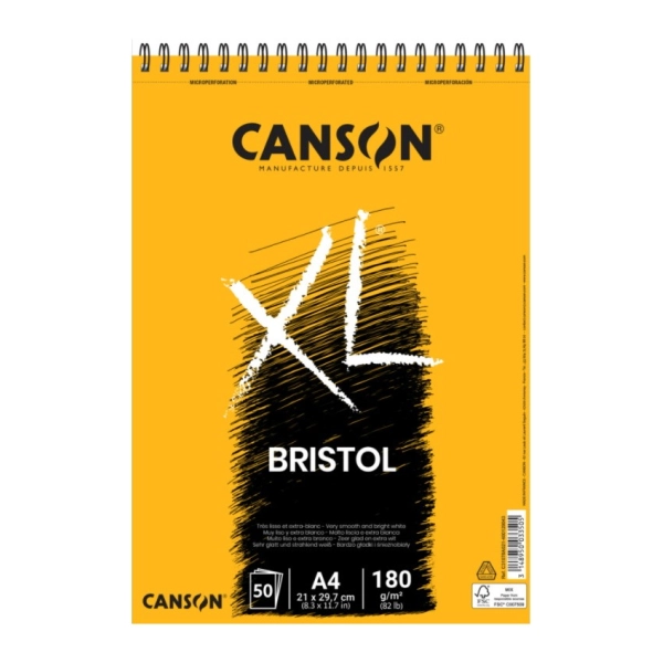 BLOC XL BRISTOL A4 180 gr.50 HOJAS