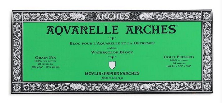 BLOC ARCHES 300gr.GF 30x15 20 HOJAS