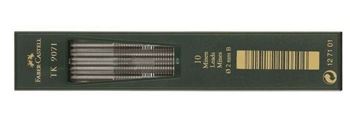 MINAS FABER CASTELL 2mm. B