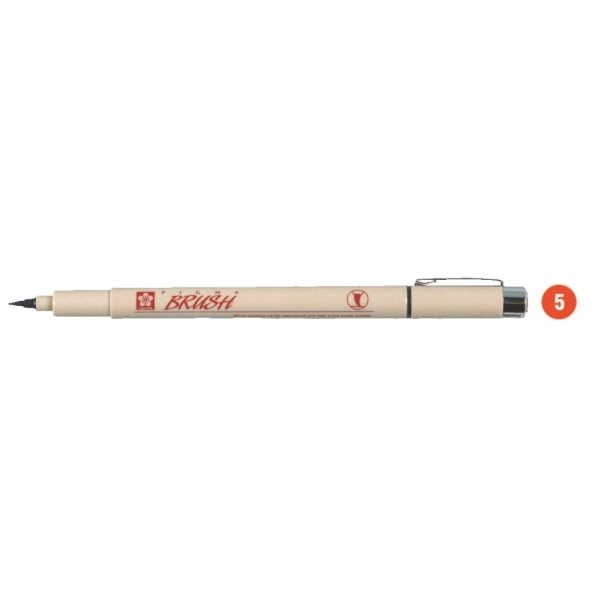 ROTULADOR PIGMA BRUSH - NARANJA