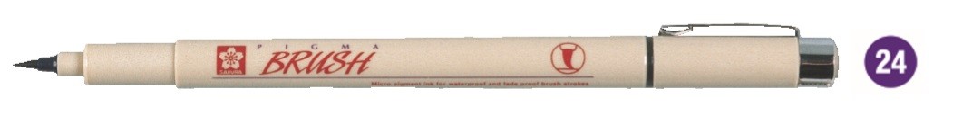 ROTULADOR PIGMA BRUSH - PURPURA