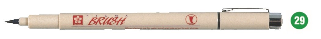 ROTULADOR PIGMA BRUSH - VERDE
