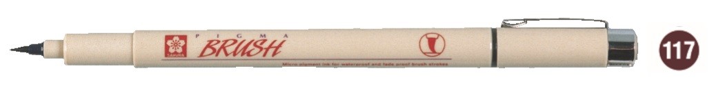 ROTULADOR PIGMA BRUSH - SEPIA