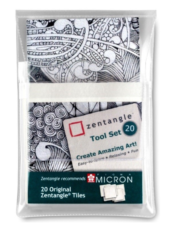 ZENTANGLE PAPELES BLANCOS