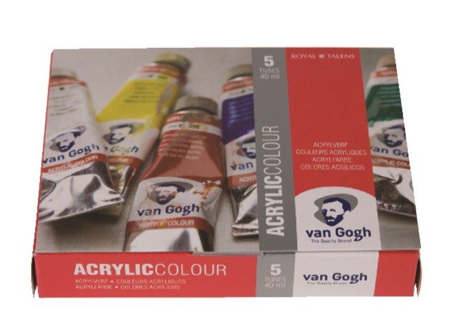 VAN GOGH ACRILICO 5 TUBOS 40ml