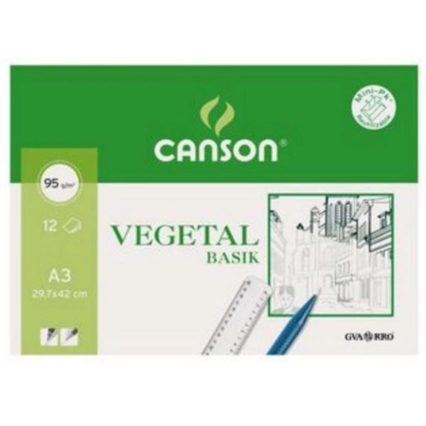 PACK VEGETAL 95gr. A3  12 HOJAS