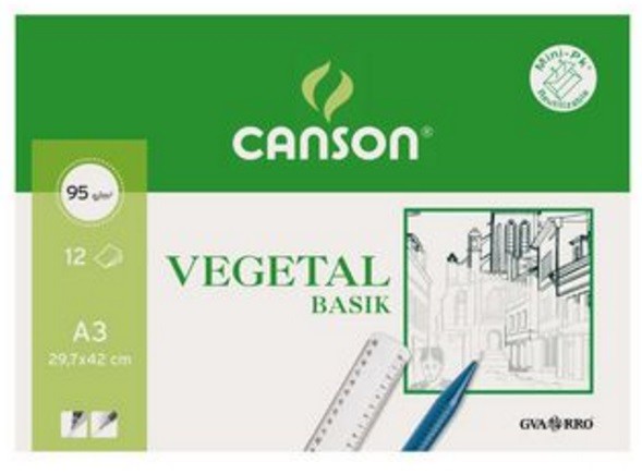 PACK VEGETAL 95gr. A3  12 HOJAS