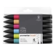 SET 6 BRUSHMARKER TONOS MEDIOS