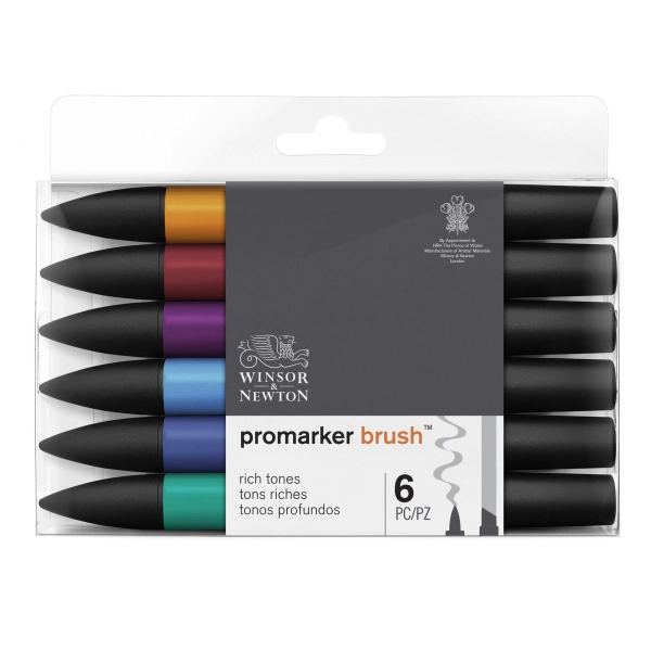 SET 6 BRUSHMARKER TONOS RICOS