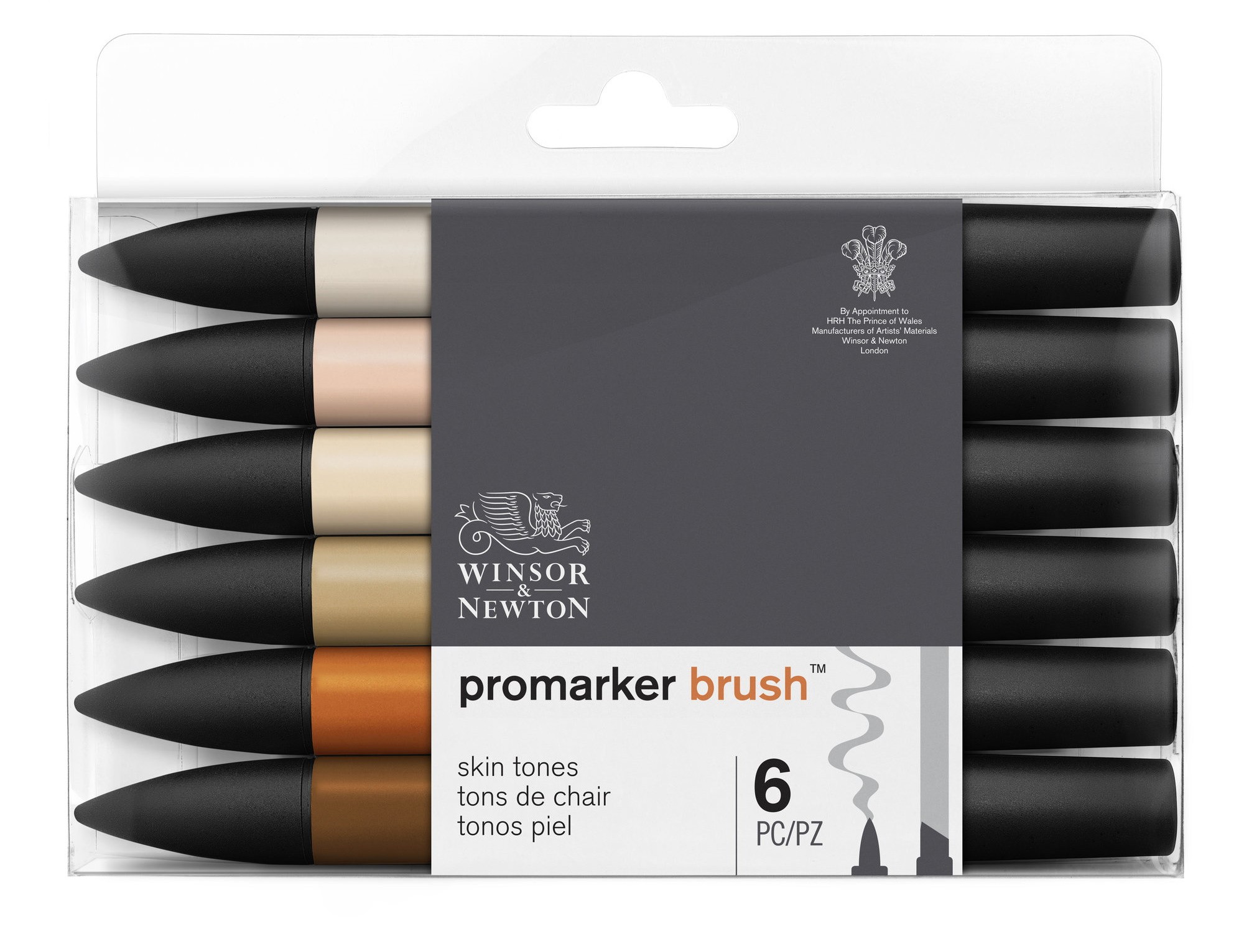 SET 6 BRUSHMARKER TONOS PIEL