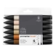 SET 6 BRUSHMARKER TONOS PIEL