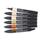 SET 6 BRUSHMARKER TONOS PIEL