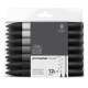 SET 12+1 BRUSHMARKER NEUTROS