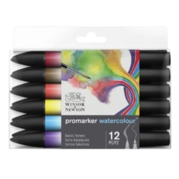 SET 12 ROTULADORES ACUARELA W&N
