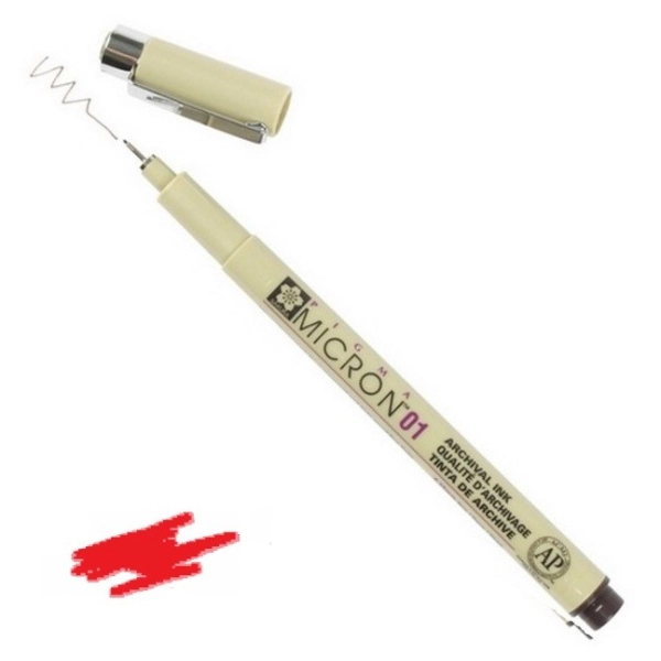 PIGMA MICRON 01-ROJO