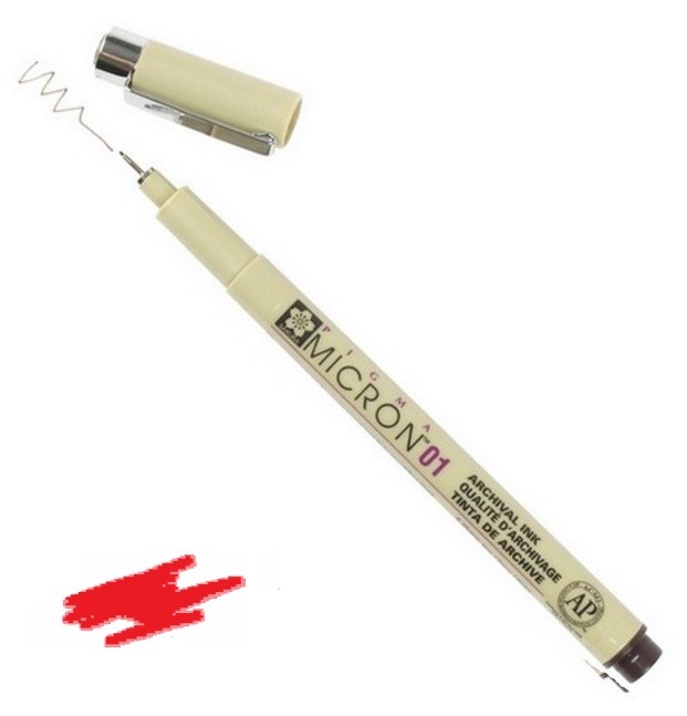PIGMA MICRON 01-ROJO