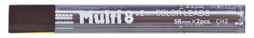 MINAS PENTEL DE 2mm-MARRON