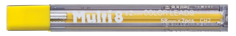 MINAS PENTEL DE 2mm-AMARILLO