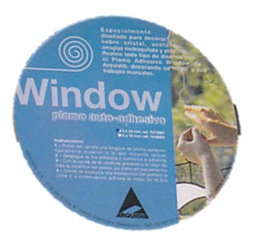 PLOMO ADHESIVO 3mm.LATÓN MATE