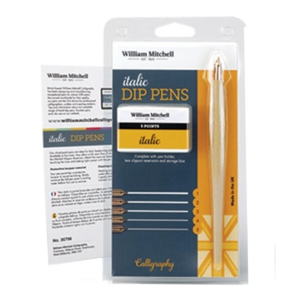 WILLIAM MITCHEL ITALIC MANGO+5 PLUMILLAS